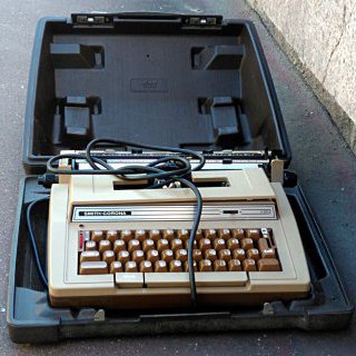 A typewriter